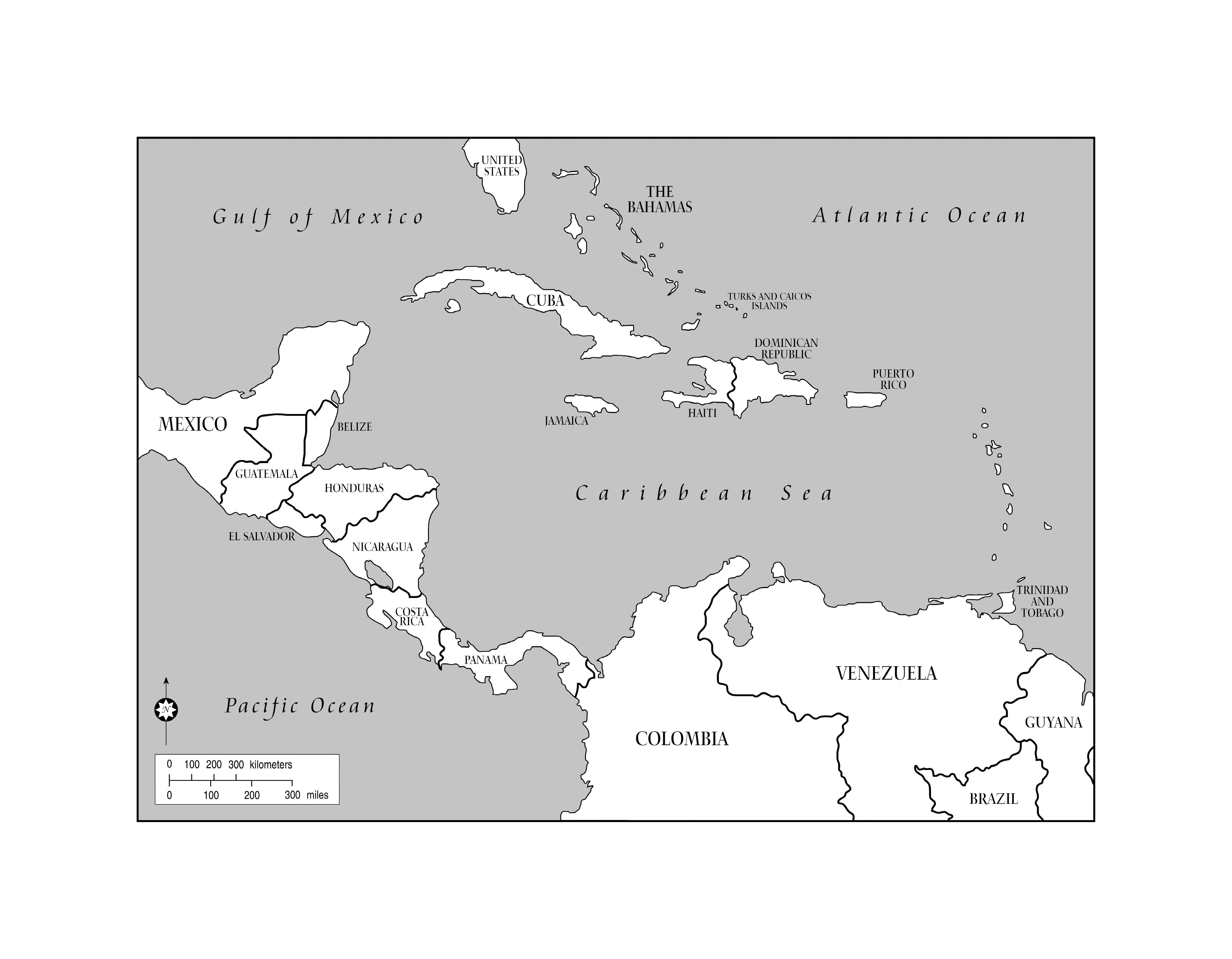 blank-map-caribbean